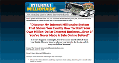 Desktop Screenshot of internetmillionaireinabox.com
